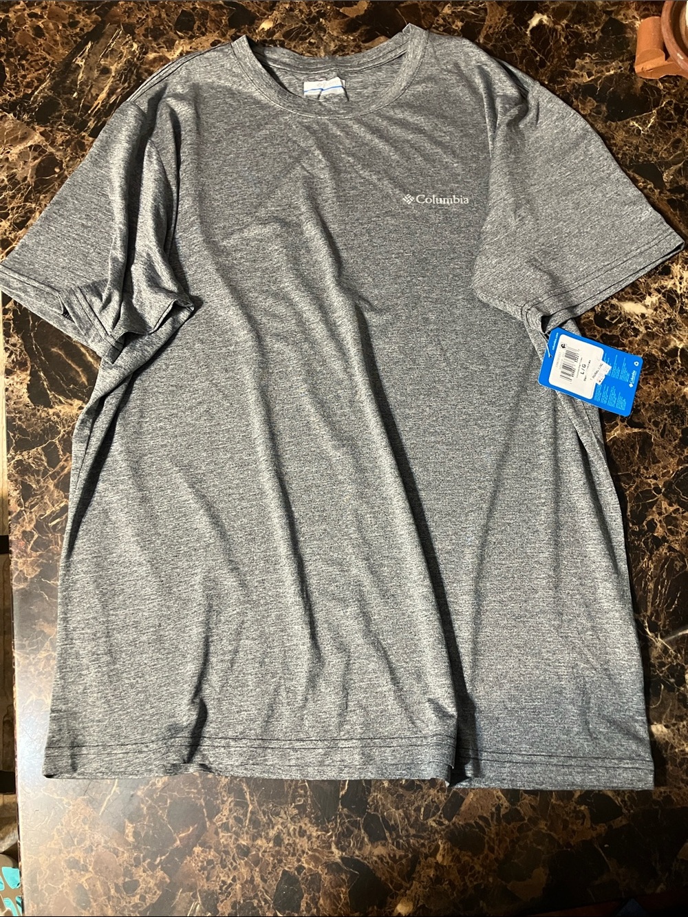 Columbia Gray Short Sleeve Tech Tee